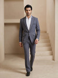 Grey Japanese Patch Pocket Suit