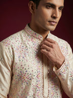 Japanese Hand Embroidered Kurta Pajama