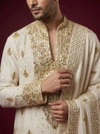 Japanese Hand Embroidered Kurta Pajama