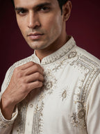 Japanese Hand Embroidered Kurta Pajama