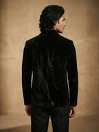 Hand painted and hand work velvet shacket