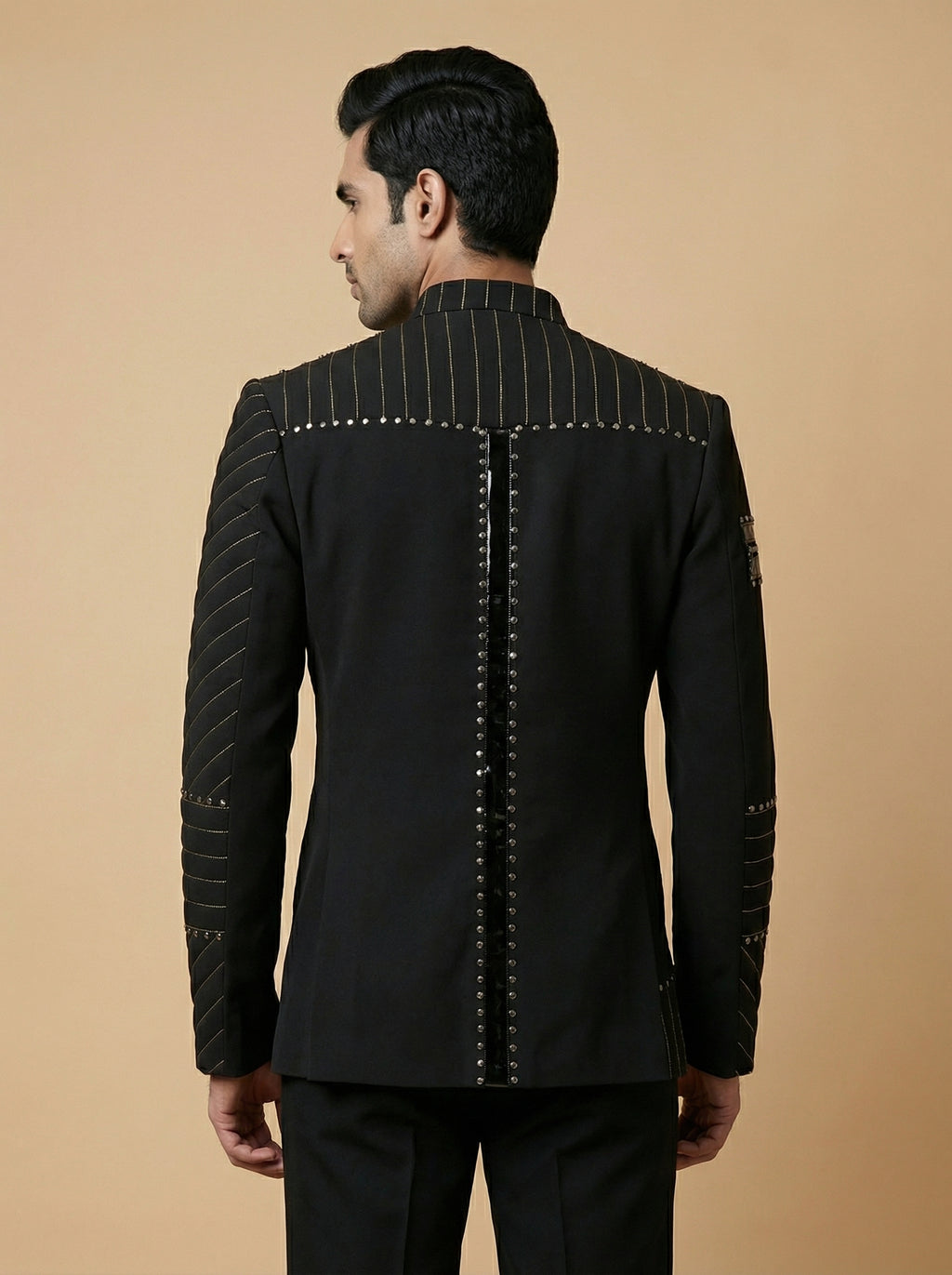 Shacket with hand paint and patch work