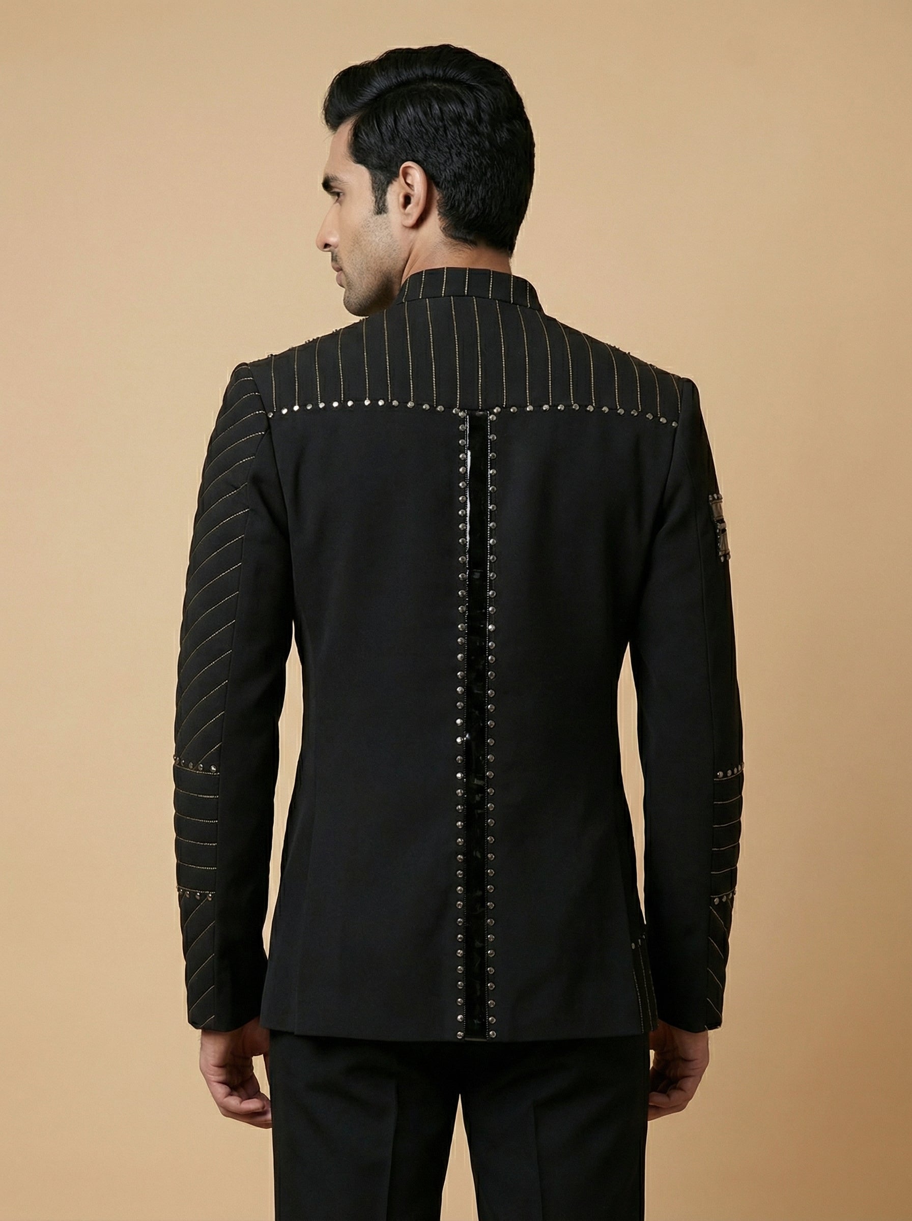 Shacket with hand paint and patch work