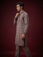 Japanese Hand Embroidered Kurta Pajama