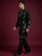 Japanese Hand Embroidered Kurta Pajama