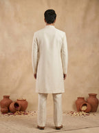 Silk Heavy Mirror Work Kurta