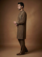 Japanese Hand Embroidered Kurta Pajama