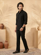 Hand embroidered designer shirts with same pants (SH-NU06)