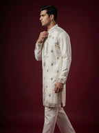 Japanese Hand Embroidered Kurta Pajama