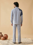 Patch work designer shirts with same pants