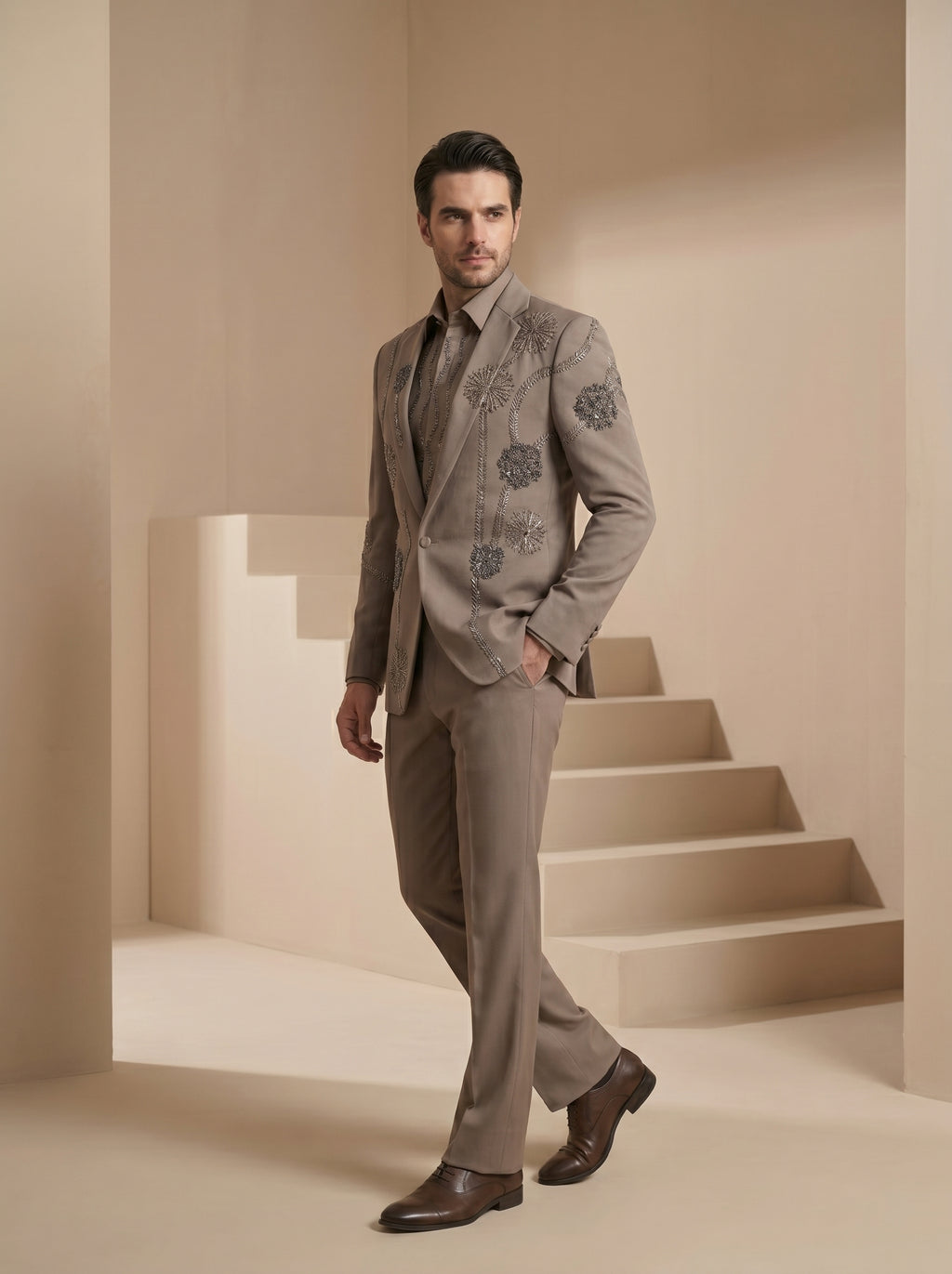 Mouse Japanese Hand Embroidered Tuxedo