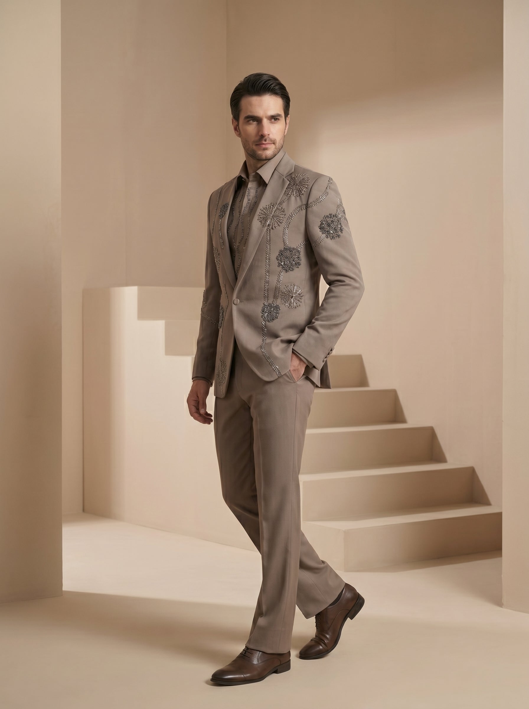 Mouse Japanese Hand Embroidered Tuxedo