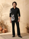 Thread work designer shirts with same pants (SH-NU05)
