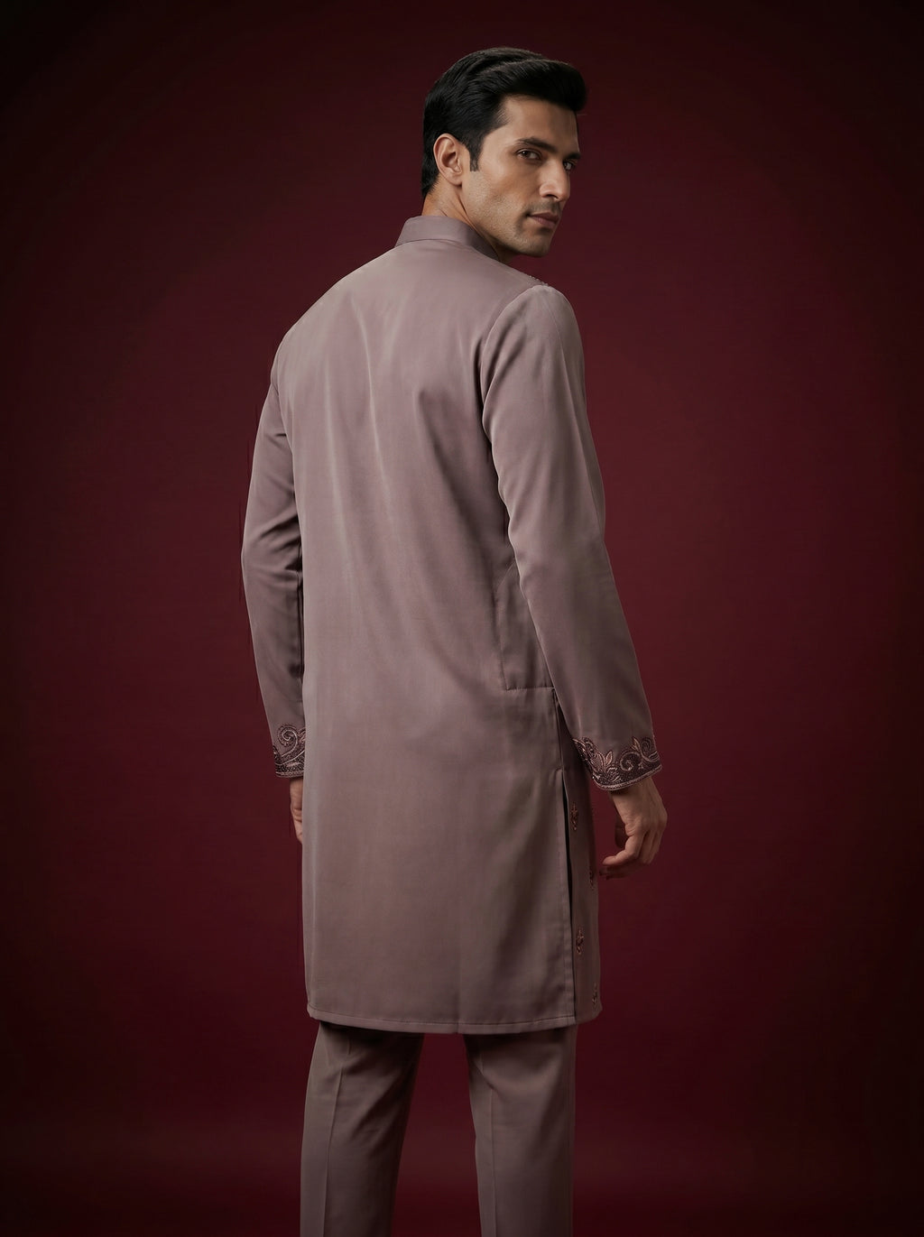 Japanese Hand Embroidered Kurta Pajama