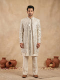 Silk Heavy Mirror Work Kurta