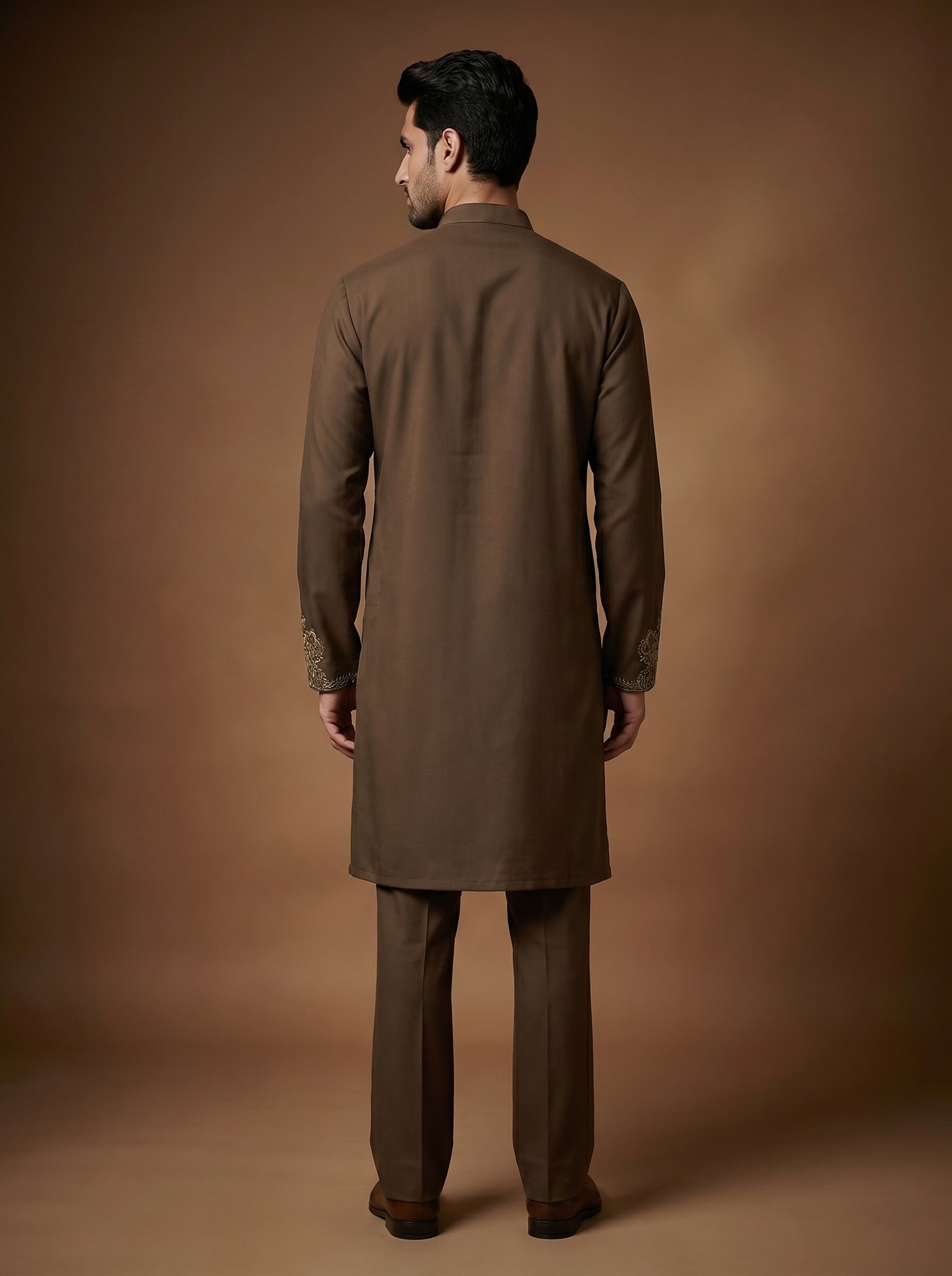 Japanese Hand Embroidered Kurta Pajama