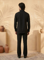 Hand embroidered designer shirts with same pants (SH-NU06)