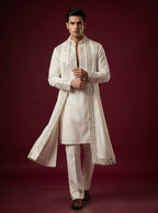 Japanese Hand Embroidered Kurta Pajama