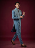 Japanese Hand Embroidered Kurta Pajama