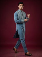 Japanese Hand Embroidered Kurta Pajama
