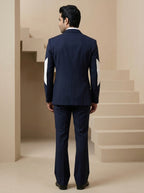 Blue Japanese Patch Work Suit
