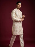 Japanese Hand Embroidered Kurta Pajama