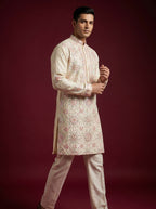 Japanese Hand Embroidered Kurta Pajama