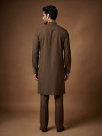 Japanese Hand Embroidered Kurta Pajama