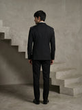 Black Japanese Hand Embroidered Tuxedo