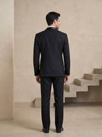 Black Japanese Hand Embroidered Tuxedo