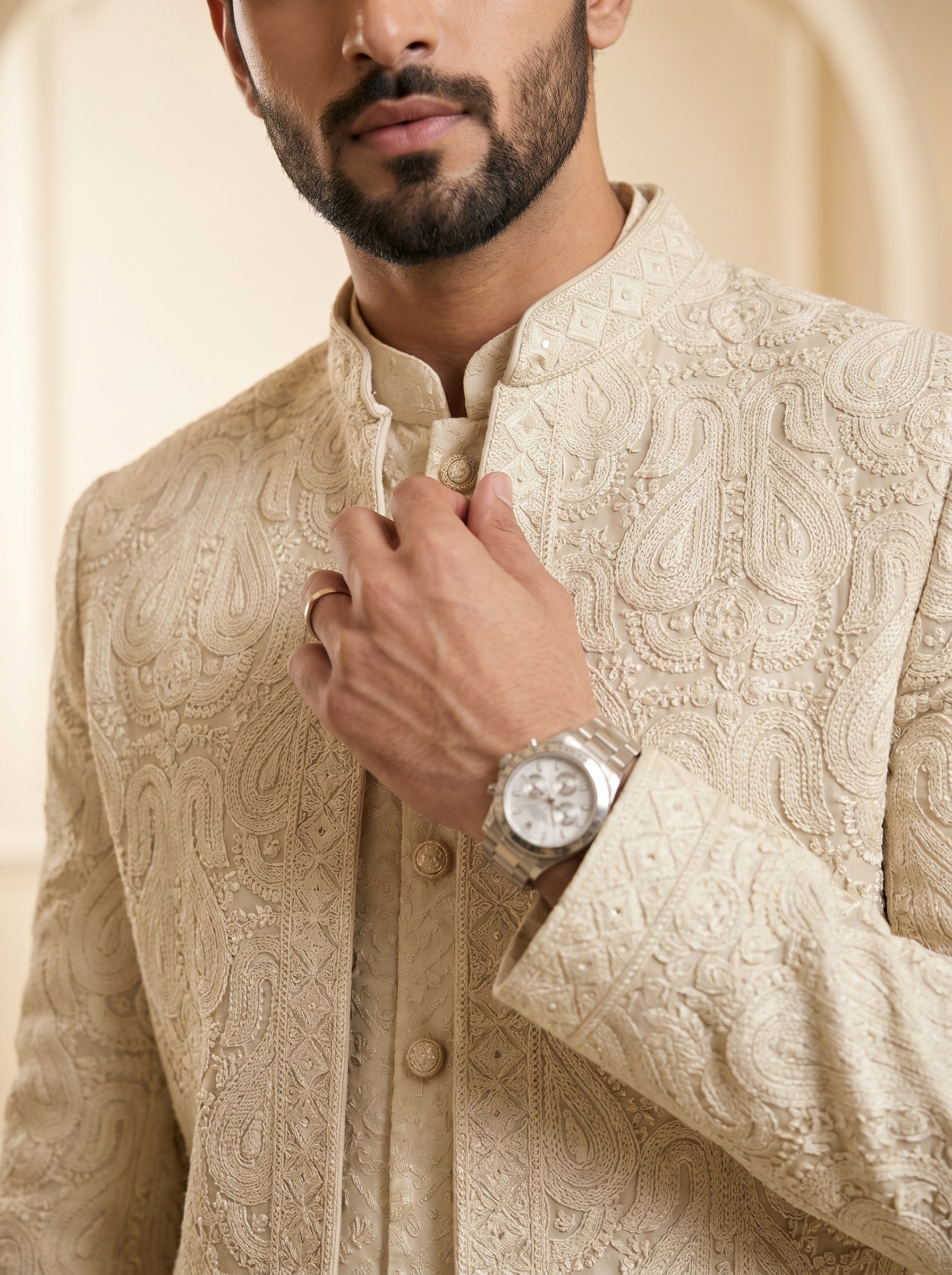 Rosegold lucknowi indo western