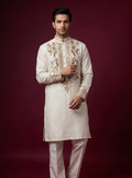 Japanese Hand Embroidered Kurta Pajama