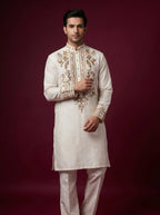 Japanese Hand Embroidered Kurta Pajama