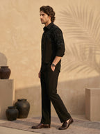 Hand embroidered designer shirts with same pants (SH-NU10)