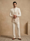 Ivory Jodhpuri with multicolor thread and hand work