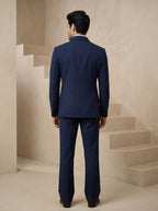 Blue Japanese Hand Embroidered Tuxedo